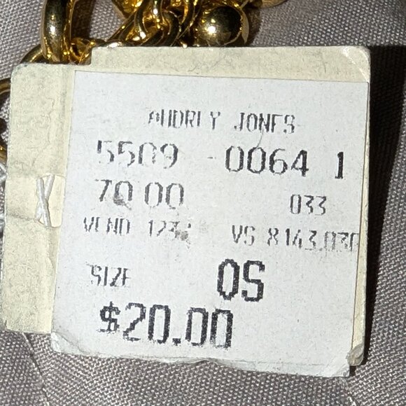 Audrey Jones Gold Layered Chain Necklace 5263 - Picture 5 of 5